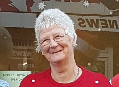 A portrait photograph of Jane Weldon from Age Connects Cardiff and Vale.