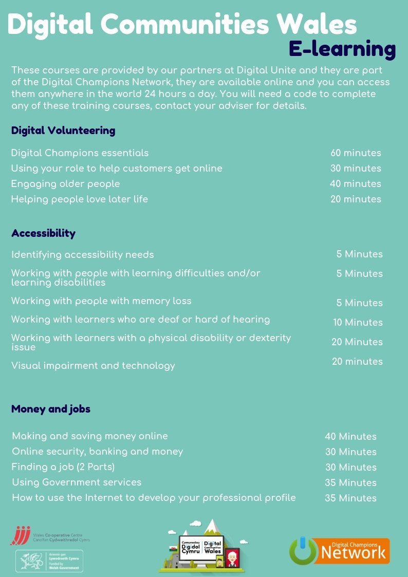 Training menu page 2 