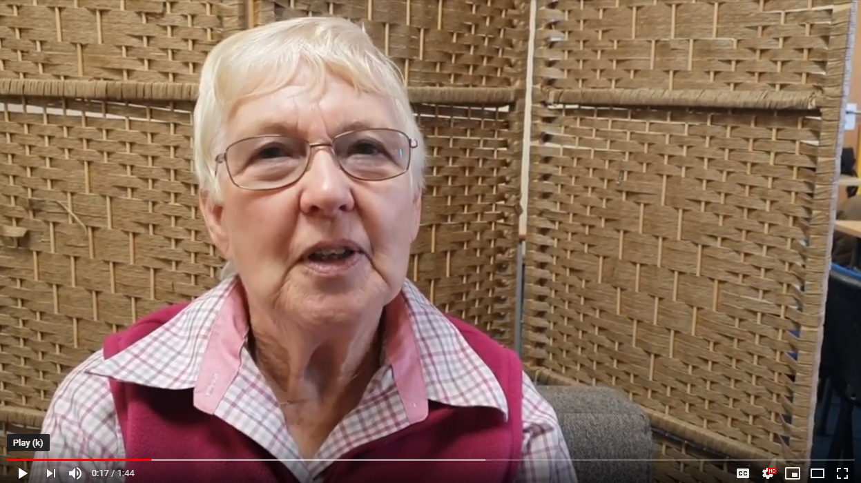 A portrait photograph of Mary, a digital volunteer at Newcis