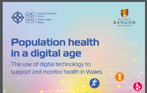 Public Health Wales and Bangor University report front cover