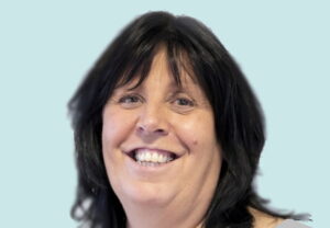 A portrait of Lorraine Jones, Digital Inclusion Trainer at Digital Communities Wales