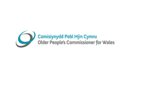 The logo of Older People's Commissioner for Wales. It reads 'Comisiynydd Pobl Hyn Cymru, Older People's Commissioner for Wales'.