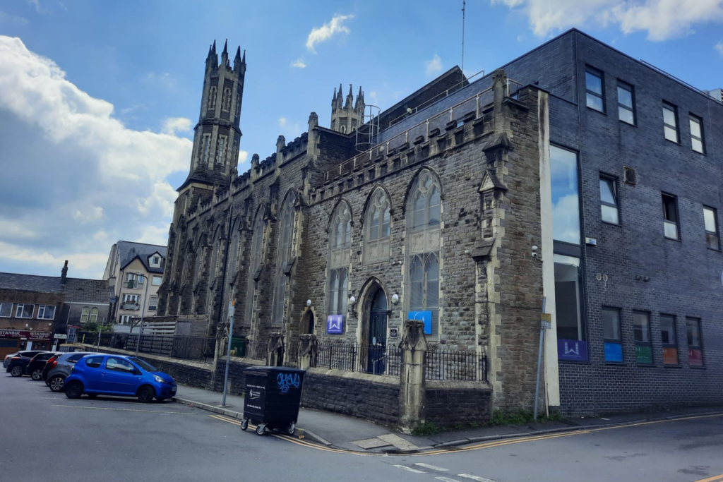 A photograph of Swansea Mosque